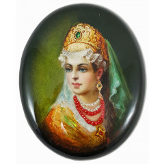 Lacquer Box Fedoskino Beautiful Boyar
