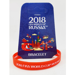 The world Cup 2018 bracelet red, rubber