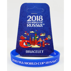 The world Cup 2018 bracelet blue, rubber