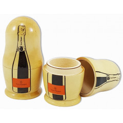 Nesting doll by customer specification 1 pcs, Veuve Cliequot