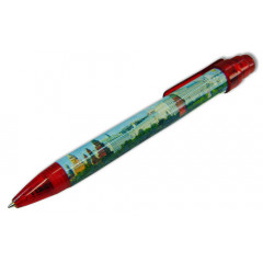 Pen 464-17-R souvenir Moscow the Panorama red
