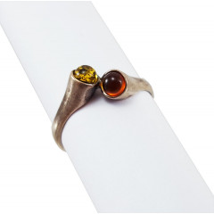 Amber ring Lovers