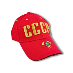 Headdress Baseball cap USSR, red