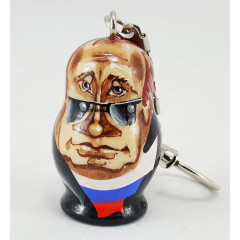 Keychain Vladimir Putin in the black glasses