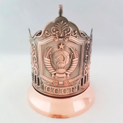 Cup holder Soviet Union, copper