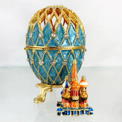 Copy Of Faberge 5290 St. Basil's Cathedral, turquoise