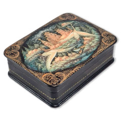 Lacquer Box with elements of hand painting ballet dancer