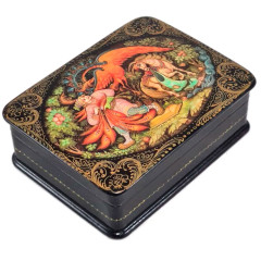 Lacquer Box with elements of hand painting 23351