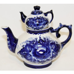 Gzhel Teapot "Samovar"