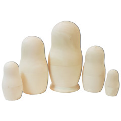 Nesting doll unpainted 22576