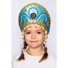 Russian folk costume KOKOSHNIKI Kokoshnik Alina 16146