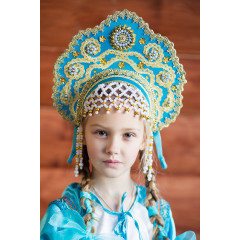 Russian folk costume KOKOSHNIKI Kokoshnik Larisa 16240