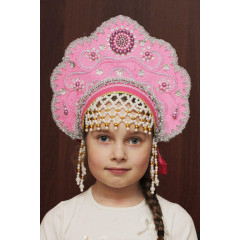 Russian folk costume KOKOSHNIKI Kokoshnik Larisa 16241