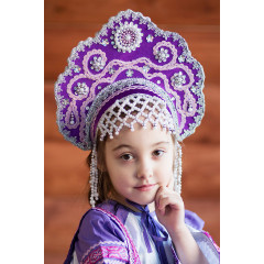 Russian folk costume KOKOSHNIKI Kokoshnik Larisa 16242