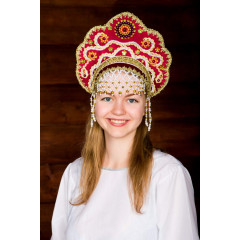 Russian folk costume KOKOSHNIKS Larissa Kokoshnik 16245