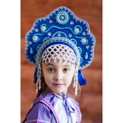 Russian folk costume KOKOSHNIKI Kokoshnik Larisa 16246